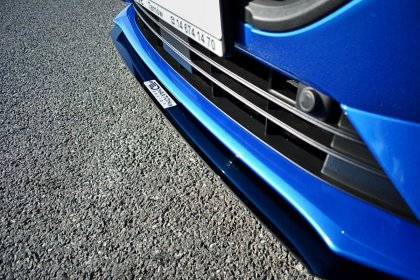 Spojler pod nárazník, racing splitter Ford Focus Mk4 ST-Line černý lesklý