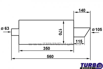 Koncový díl TurboWorks QDD-04 2,5