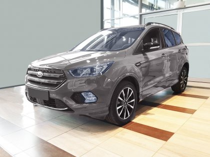 Nerezová ochranná lišta zadního nárazníku Ford Kuga II 13- vysoky lesk