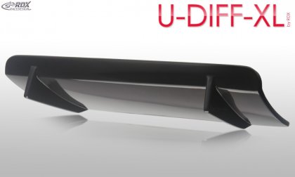 Zadní spoiler pod nárazník - difuzor U-Diff XL RDX VOLVO V90 / S90 R-Design (2016-) 