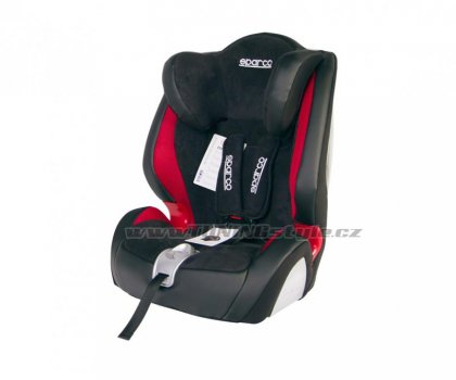 Autosedačka dětská SPARCO F1000K ( 9-36kg ) černá/červená