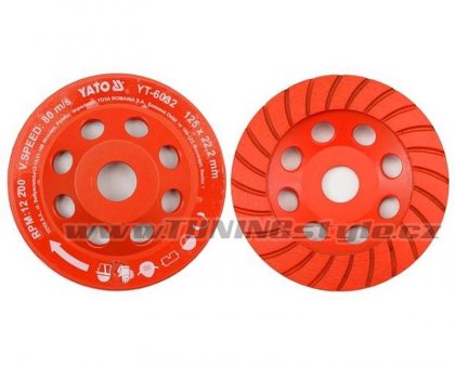 Kotouč diamantový 125 x 22,2 mm brusný