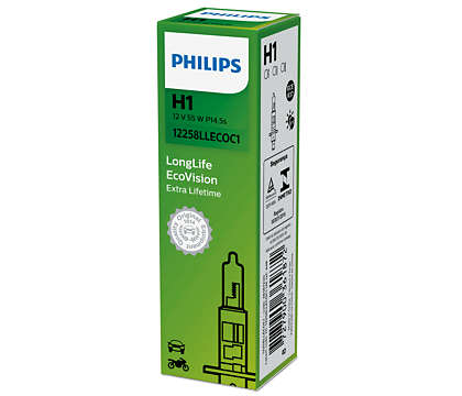 Žárovka Philips H1 LongLife EcoVision 12258LLECOC1