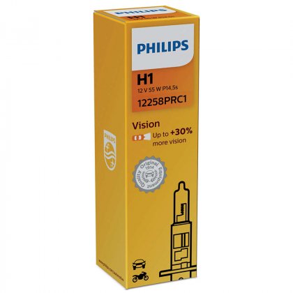 Žárovka Philips H1 Vision Premium 12258PRC1