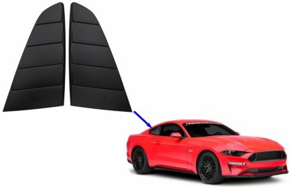 Průduchy na boční okna Ford Mustang  MK6 (2015-2019)