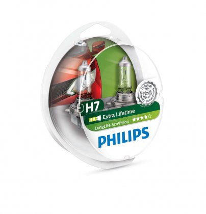 Žárovka Philips H7 LongLife EcoVision 12972LLECOS2