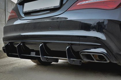 Difuzor zadního nárazníku V.2 Mercedes CLA A45 AMG C117 Facelift 2017-