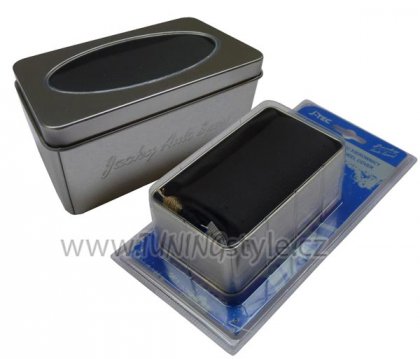 Kožený potah volantu černý 38-40