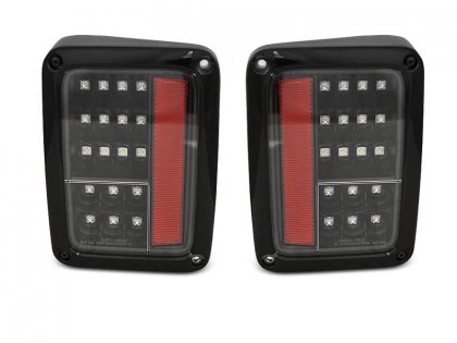 Zadní světla LED Jeep Wrangler JK 07-18 černá