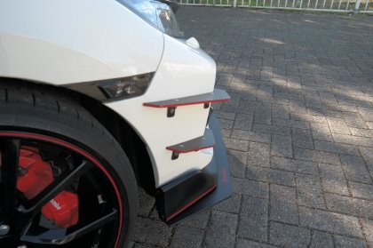 Přední přítlačná křidélka, canardy Honda Civic X Type R (2017-)