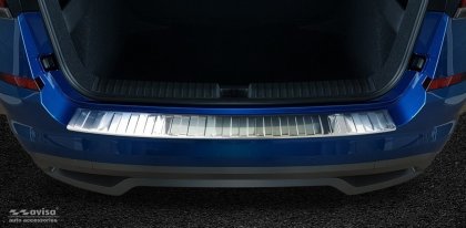 Nerezová ochranná lišta zadního nárazníku Škoda Kamiq 19- chromová