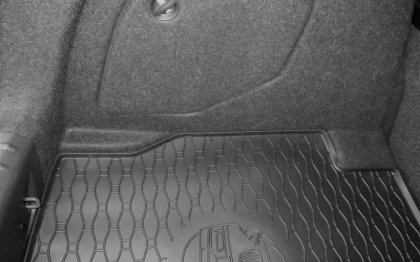 Gumová vana do kufru - BMW 1 pětidveřový hatchback 2011- F20  (s vyobrazením vozu) 