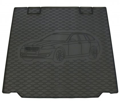 Gumová vana do kufru - BMW 5 Touring 2010- F11 (s vyobrazením vozu) 
