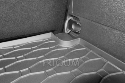 Gumová vana do kufru - OPEL Zafira C 5m 2012- 7m - 3. řada sklopená (s vyobrazením vozu)