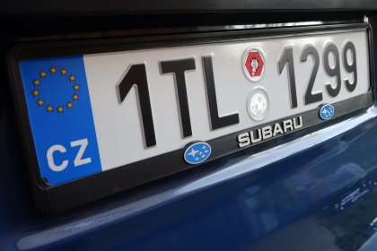 Podložka pod SPZ 3D Subaru