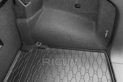 Gumová vana do kufru - VW T-Cross 2019- Horní i dolní poloha (s vyobrazením vozu)
