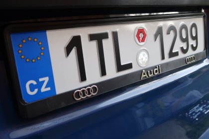 Podložka pod SPZ 3D AUDI