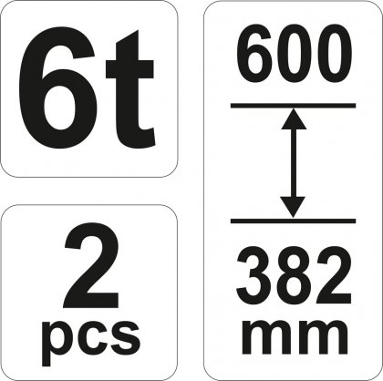 Podstavec pod auto 6T (2ks)