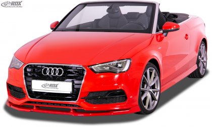 Přední spoiler pod nárazník RDX AUDI A3 8V7 Cabrio S-Line / S3 Cabrio S-Line -2016