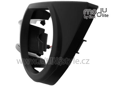 LED denní světla 12LED chrom s mřížkou pro mlhovky AUDI A3 8P 03-08