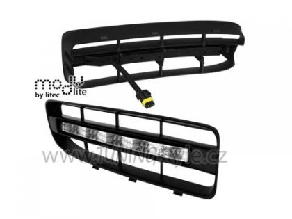 LED denní světla chrom 20 LED RL s mřížkou Škoda Octavia 1U