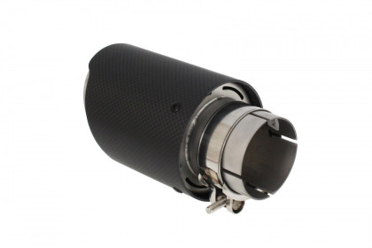 Końcówka tłumika 80mm wejście 57mm Carbon