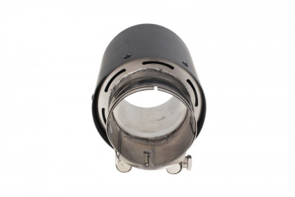 Końcówka tłumika 80mm wejście 63mm Carbon