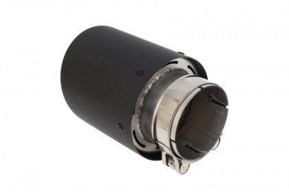 Końcówka tłumika 80mm wejście 63mm Carbon