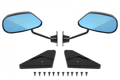 Lusterka Uniwersalne F2 ABS Manual Blue Glass
