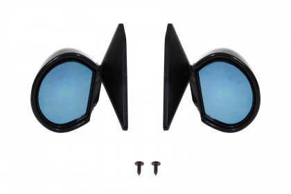 Lusterka Uniwersalne K-20 Black Manual Blue Glass