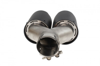 Podwójna Końcówka tłumika 2x101mm wejście 65mm Carbon L