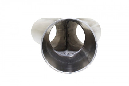 Trójnik wydechu 45st 76/76mm 304SS