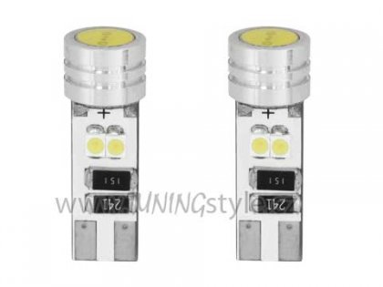 LED žárovka T10 poziční 1 high power LED bílá