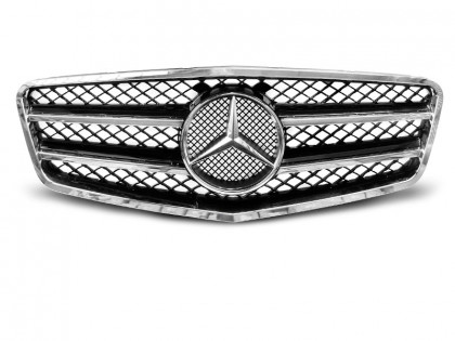 Sportovní maska Mercedes-Benz W212 09-13 AMG LOOK chrom/černá
