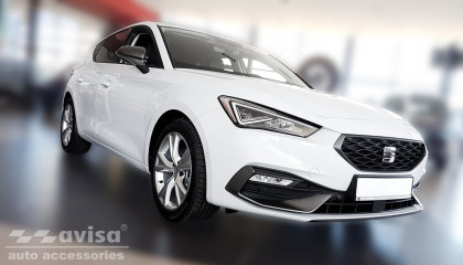 Nerezová ochranná lišta zadního nárazníku Avisa Seat Leon 4 Hatchback lesklá