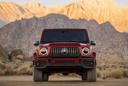 Přední ochranný nerezový rám černý pro Mercedes G-Class Facelift W463 / W464 G63 (2018-)