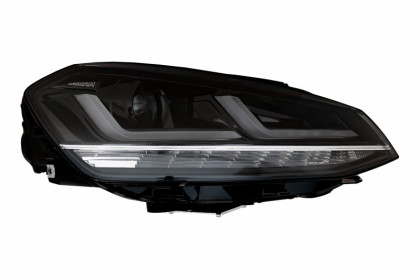 Přední světla LED OSRAM, s LED denními světly, LED dynamickým blinkrem pro VW Golf VII 12-17 chrom