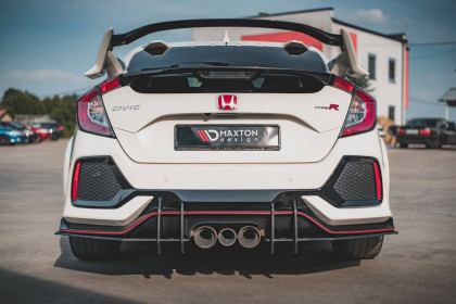 Difuzor zadního nárazníku V.2 Honda Civic X Type R