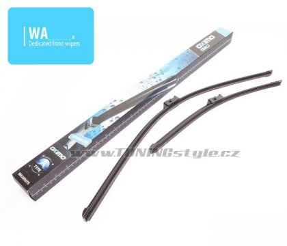 Front set dedicated silicon wiperblades VW Passat B5 Lift