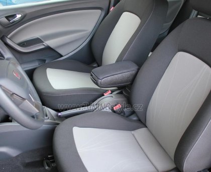 Loketní opěrka Seat Ibiza 6J černá, textil