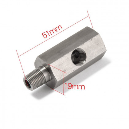 Adapter czujnika ciśnienia oleju TurboWorks M10x1 na 1/8" NPT