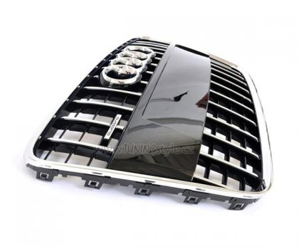 Maska Audi Q7 4L 06- Black/Chrom
