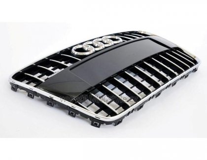 Maska Audi Q7 4L 06- Black/Chrom