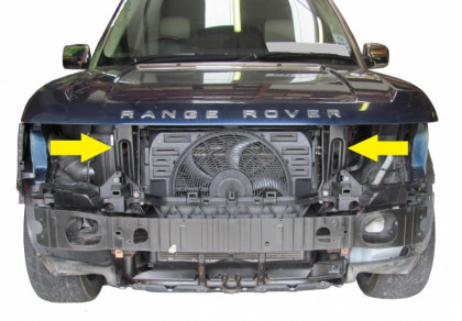 Montážní držáky předních světel pro Land Rover Range Rover Vogue L322 (2002-2009) Conversion Pack