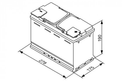 Bosch S5 A110 12V/80Ah 800A