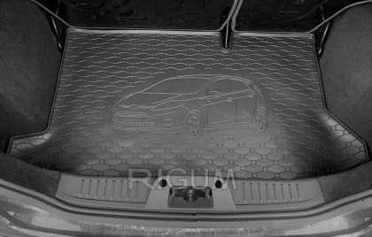 Gumová vana do kufru - FORD Fiesta Hatchback 2008- (s vyobrazením vozu) 