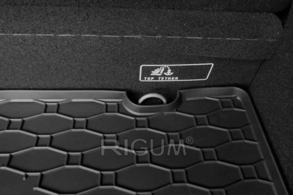 Gumová vana do kufru - RENAULT Clio IV Hatchback 2012- (s vyobrazením vozu) 