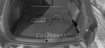 Gumová vana do kufru - SEAT Leon ST 2020- Horní i dolní poloha (s vyobrazením vozu) 