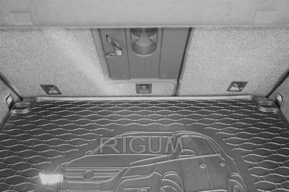 Gumová vana do kufru - VW Tiguan 2008- (s vyobrazením vozu) 