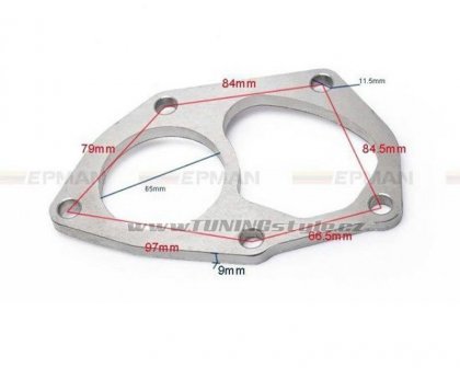 Adaptér downpipe Mitsubishi Lancer Evo 4-9